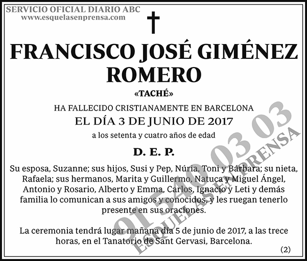 Francisco José Giménez Romero